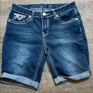 BERMUDA JEAN SHORTS
